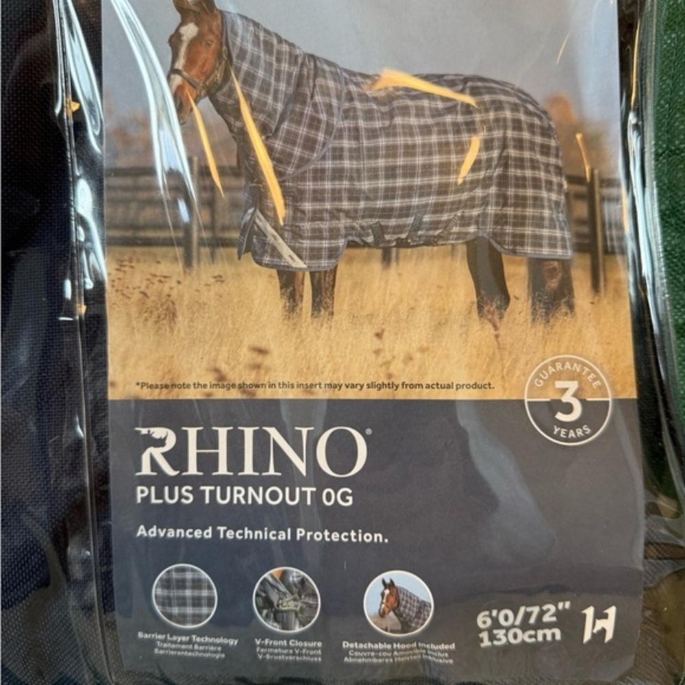 NWT HORSEWARE IRELAND RHINO PLUS TURNOUT OG - Picture 2 of 3